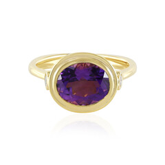 Anillo en plata con Amatista de Siberia (Adela Silber)
