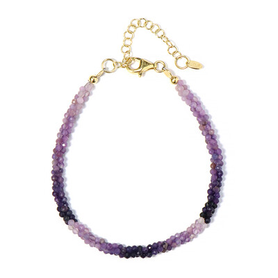Brazalete en plata con Fluorita