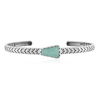 Brazalete en plata con Amazonita (Desert Chic)