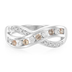 Anillo en plata con Granate de Tanzania de color cambiante