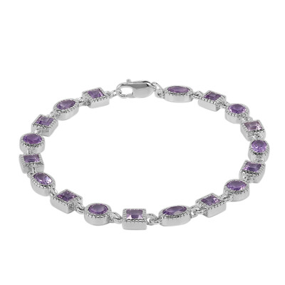 Brazalete en plata con Amatista