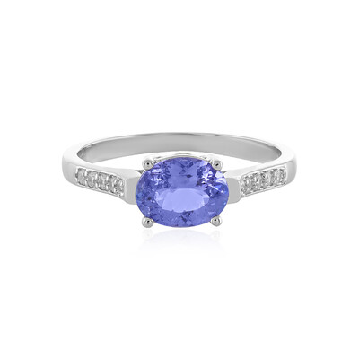 Anillo en plata con Tanzanita