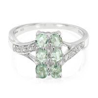 Anillo en plata con Turmalina Paraíba