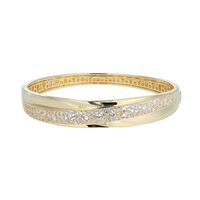 Brazalete en plata con Zircón