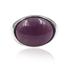 Anillo en plata con Lepidolita