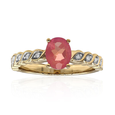Anillo en oro con Pezzottaita
