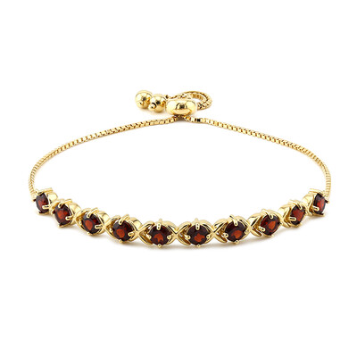 Brazalete en plata con Granate