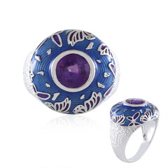 Anillo en plata con Amatista (Adela Silber)
