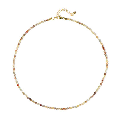 Collar en plata con Zircón amarillo canario