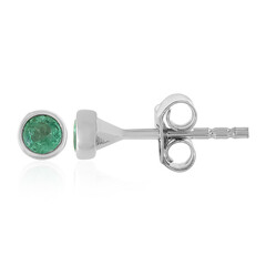 Pendientes en plata con Esmeralda de Colombia