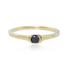 Anillo en oro con Diamante negro