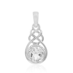 Colgante en plata con Topacio blanco