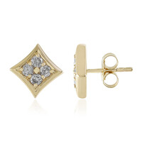 Pendientes en oro con Diamante I2 (H) (de Melo)