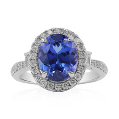 Anillo en oro con Tanzanita AAA (CIRARI)
