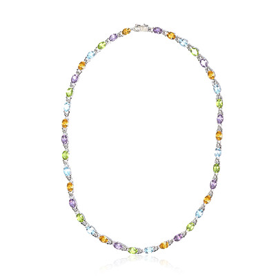 Collar en plata con Amatista