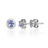 Pendientes en plata con Tanzanita