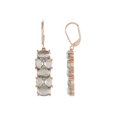 Pendientes en plata con Labradorita azul de Maniry (KM by Juwelo)