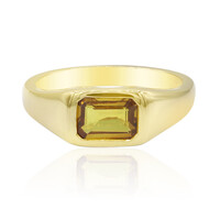 Anillo en oro con Zafiro naranja de Ban Ka Cha