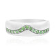 Anillo en plata con Tsavorita Kenia