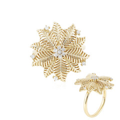 Anillo en oro con I1 (I) Diamante (Ornaments by de Melo)