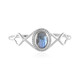 Brazalete en plata con Labradorita