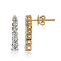 Pendientes en oro con Diamante IF (D)