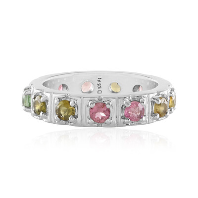 Anillo en plata con Turmalina
