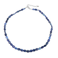 Collar en plata con Cianita