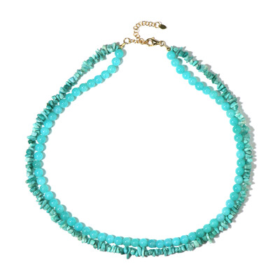 Collar en plata con Amazonita
