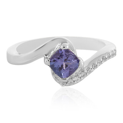 Anillo en plata con Tanzanita