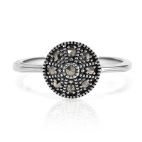 Anillo en plata con Marcasita