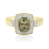 Anillo en oro con Diáspora de color cambiante (Tenner Diniz)