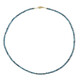 Collar en plata con Cianita petróleo