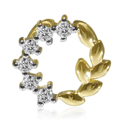 Colgante en oro con Diamante SI1 (G) (Annette)