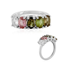 Anillo en plata con Turmalina