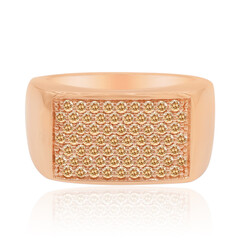 Anillo en oro con Diamante rosa de Francia de Argyle SI1