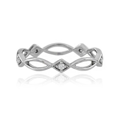 Anillo en platino con Diamante limpio a lupa F (LUCENT DIAMONDS)