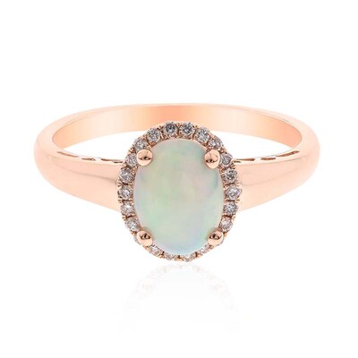 Anillo en oro con Ópalo Welo AAA (CIRARI)