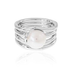 Anillo en plata con Perla Freshwater