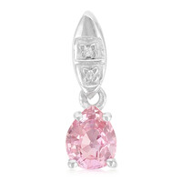 Colgante en plata con Zafiro Padparadscha