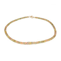 Collar en oro con Ópalo de Welo
