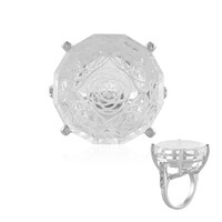 Anillo en plata con Cuarzo blanco