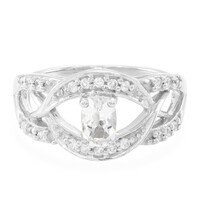Anillo en plata con Berilo del Himalaya