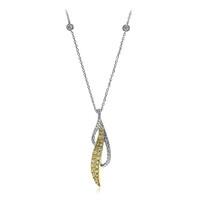 Collar en oro con Diamante amarillo SI2 (CIRARI)