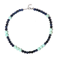 Collar en plata con Amazonita