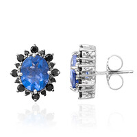 Pendientes en plata con Fluorita de color cambiante (Dallas Prince Designs)