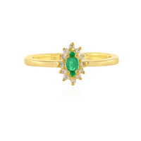 Anillo en plata con Esmeralda de Colombia