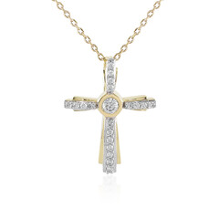 Collar en oro con Diamante limpio a lupa F (LUCENT DIAMONDS)