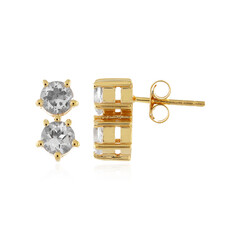 Pendientes en plata con Cuarzo blanco