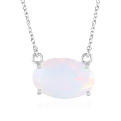 Collar en plata con Ópalo Welo AAA (de Melo)